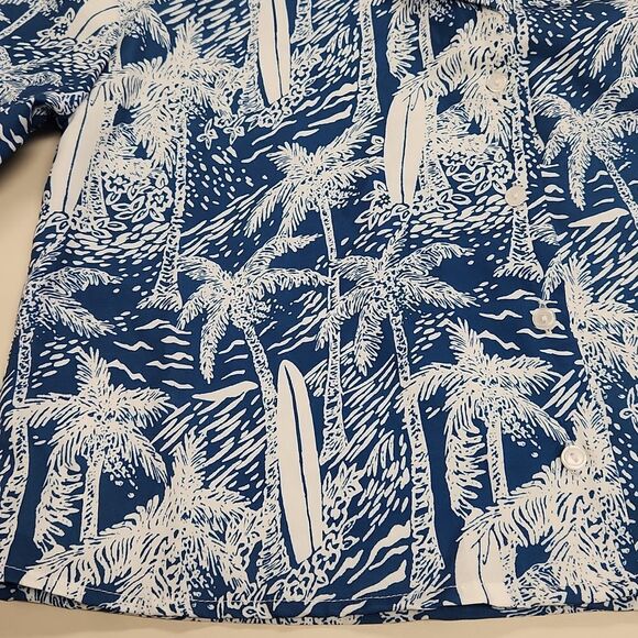 Hawaiian Print Se8n Crop Top S - Picture 3 of 6